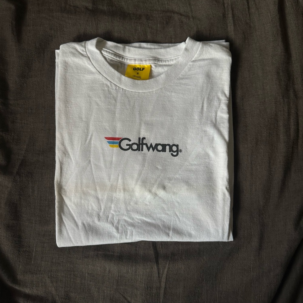 Golf Wang White Tee with Logo - Picture 1 of 1